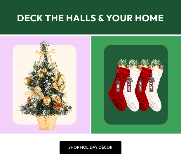 SHOP HOLIDAY DÉCOR