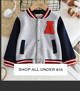 SHOP ALL UNDER $15