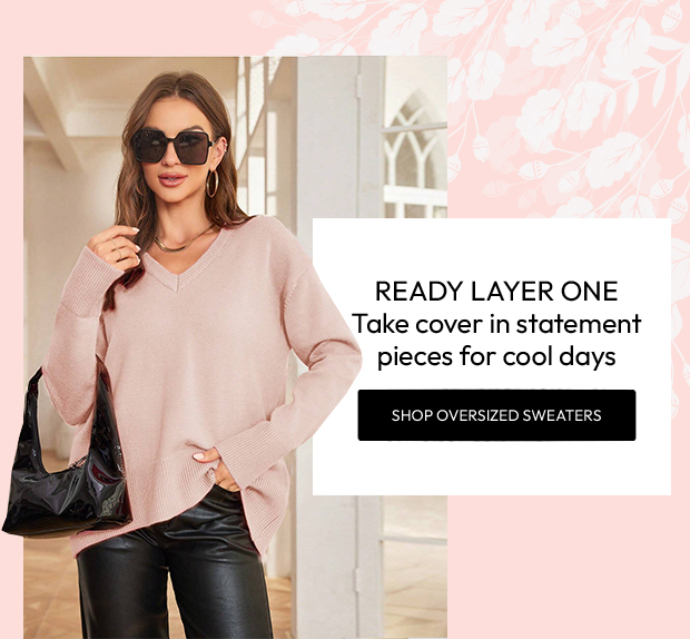 SHOP OVERSIZED SWEATERS