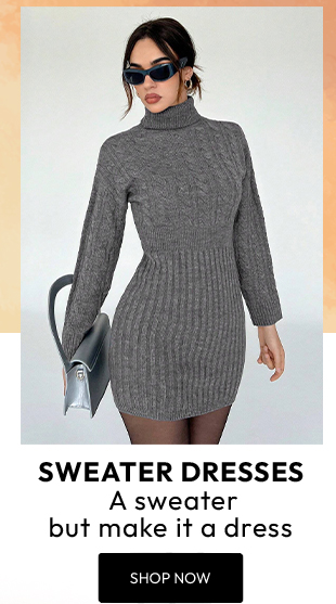SWEATER DRESSES