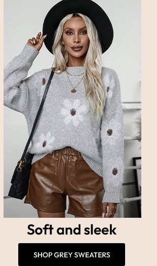 SHOP GREY SWEATERS