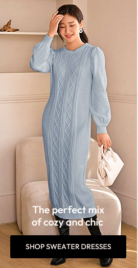 SHOP SWEATER DRESSES