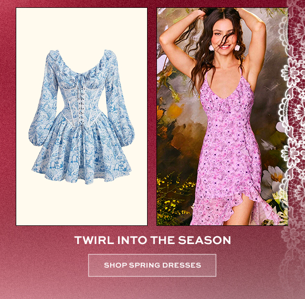 SHOP SPRING DRESSES