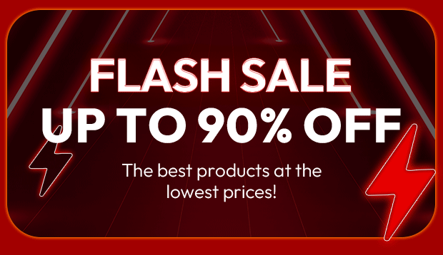 FLASH SALE: UP TO 90% OFF