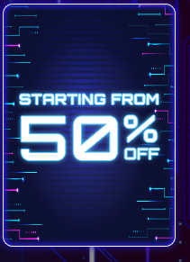 STARTING FROM 50% OFF