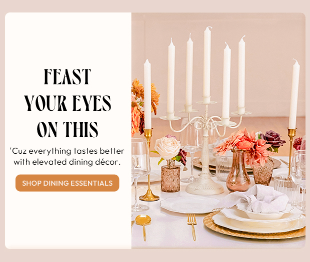 SHOP DINING ESSENTIALS
