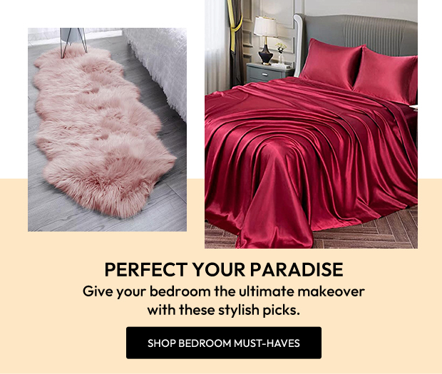 SHOP BEDROOM MUST-HAVES