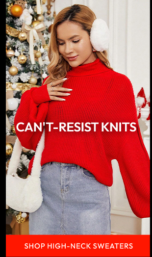 SHOP HIGH-NECK SWEATERS
