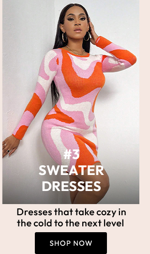 SWEATER DRESSES