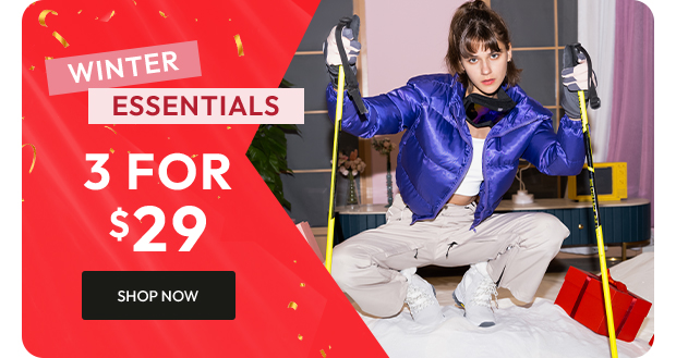 WINTER ESSENTIALS 3 FOR ONLY $29