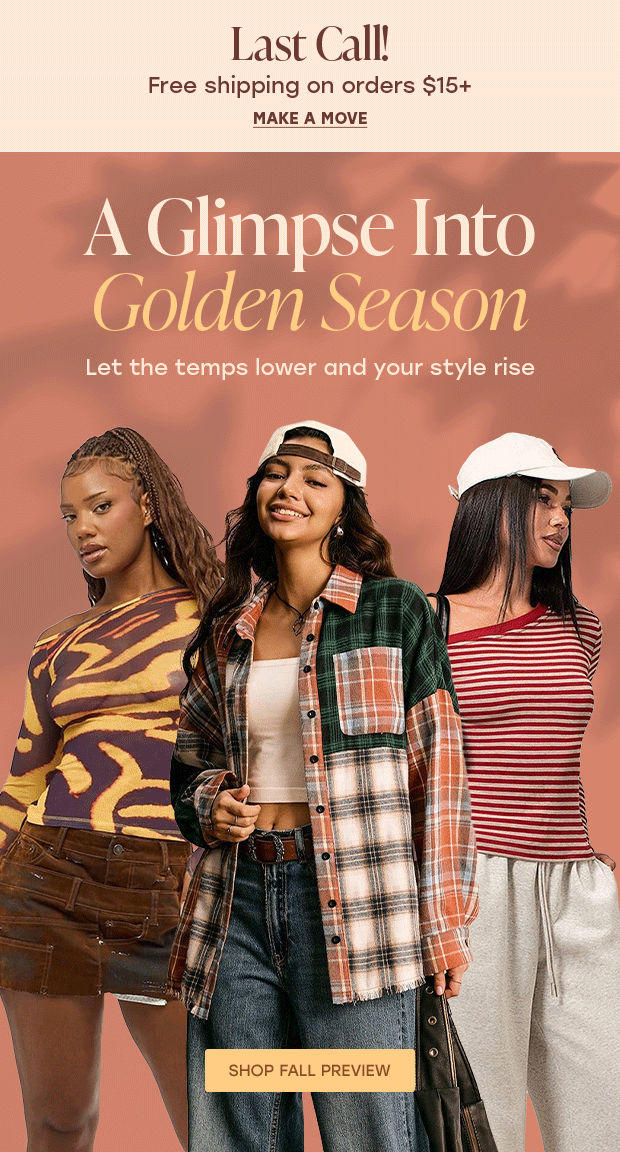 SHOP FALL PREVIEW