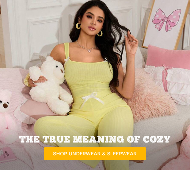SHOP UNDERWEAR & SLEEPWEAR